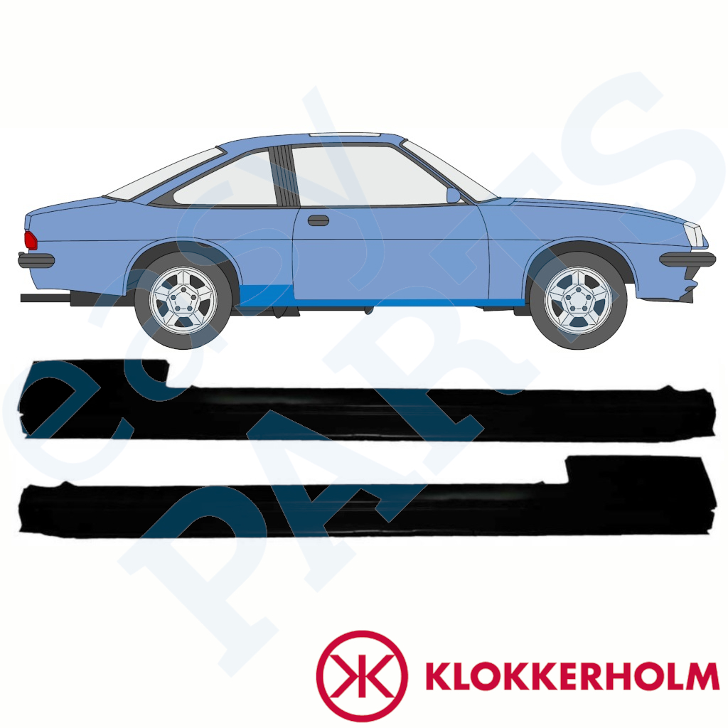 Reparationsdel Til D Rpanel S T Opel Manta B