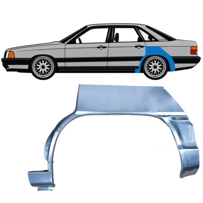 Bagskærm reparationspanel til Audi 100 C3 1982-1990 / Venstre 7608