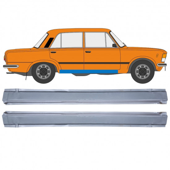 FIAT 125P 1968-1991 REPARATIONSDEL TIL DØRPANEL / SÆT