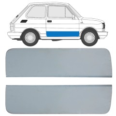 Reparationspanel til dør til Fiat 126p 1972-2000 / Venstre+Højre / Sæt 17262