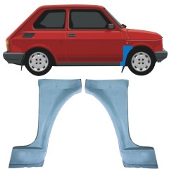 Skærmkant reparationsplade til Fiat 126p 1972-2000 / Venstre+Højre / Sæt 11222
