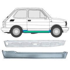Dørpanel reparationsplade indre + ydre til Fiat 126p 1972-2000 / Højre / Sæt 11716