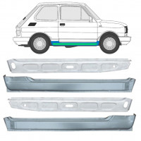 Dørpanel reparationsplade indre + ydre til Fiat 126p 1972-2000 11718