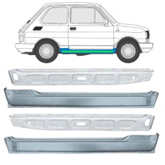 Dørpanel reparationsplade indre + ydre til Fiat 126p 1972-2000 / Sæt 11718