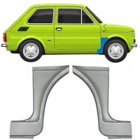 Skærmkant reparationsplade til Fiat 126p 1972-1994 ST/FL / Venstre+Højre / Sæt 11219