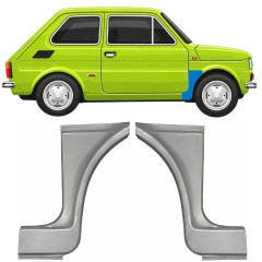 Skærmkant reparationsplade til Fiat 126p 1972-1994 ST/FL / Venstre+Højre / Sæt 11219