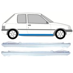 Dørpanel til Peugeot 205 1983-1998 / Venstre+Højre / Sæt 9815