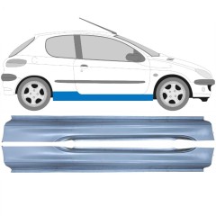 Dørpanel til Peugeot 206 206+ 1998-2012 / Venstre+Højre / Sæt 9248
