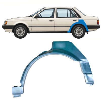 Bagskærm reparationspanel til Mazda 323 BF 1985-1989 / Venstre 12957
