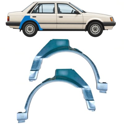 Bagskærm reparationspanel til Mazda 323 BF 1985-1989 / Venstre / Højre / Venstre+Højre / Sæt 12958