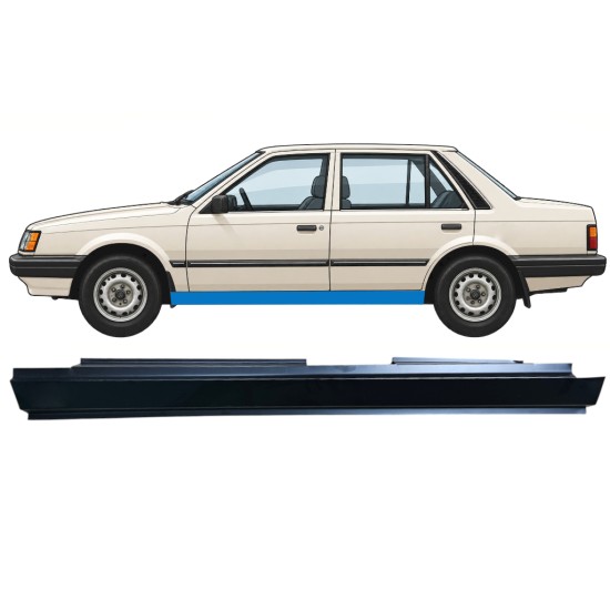 Dørpanel til Mazda 323 BF 1985-1989 / Venstre 12960