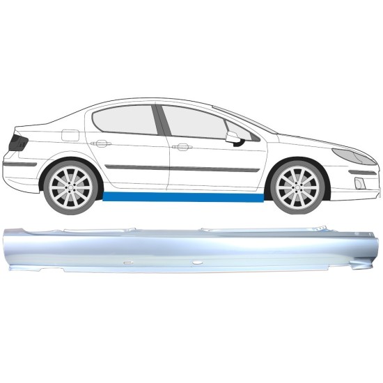 Dørpanel til Peugeot 407 2004-2011 / Højre 16271