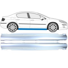 Dørpanel til Peugeot 407 2004-2011 / Venstre+Højre / Sæt 16273