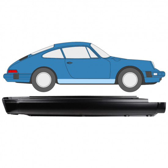 Dørpanel til Porsche 911 1974-1989 / Højre 12714