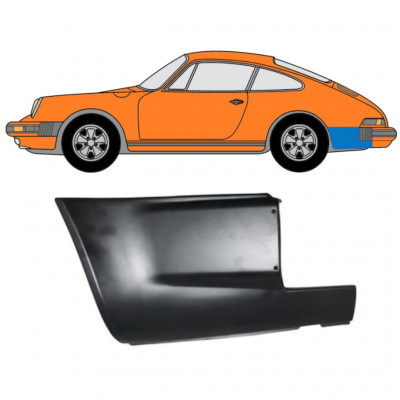 Bagskærm reparationspanel til Porsche 911 1974-1989 / Venstre 12719