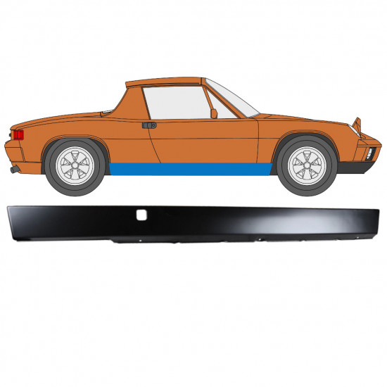 Dørpanel til Porsche 914 1969-1976 / Højre 12733