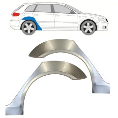 Bagskærm reparationspanel til Audi A3 8P 2003-2012 / Venstre+Højre / Sæt 15210