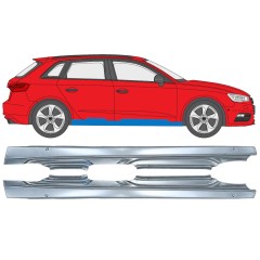 Dørpanel til Audi A3 8V 2012-2020 / Venstre+Højre / HATCHBACK / Sæt 17285