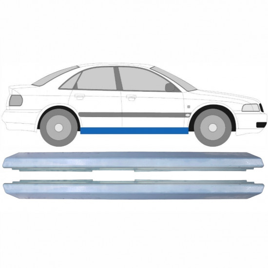 Dørpanel reparationsplade til Audi A4 B5 1994-2001 / Venstre+Højre / COMBI / SEDAN / Sæt 9758