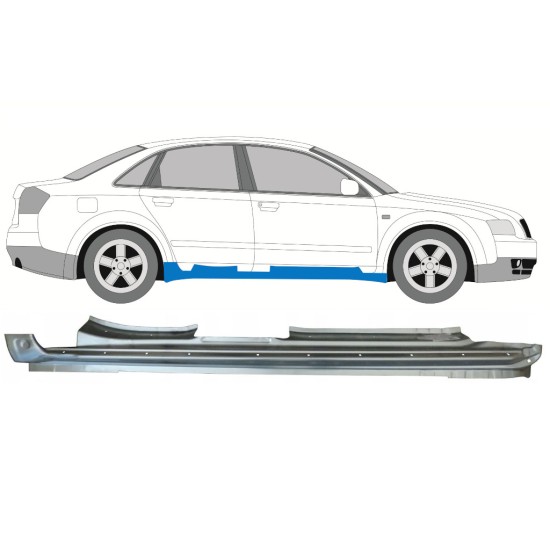 Dørpanel til Audi A4 B6 2000-2004 / Højre 15157