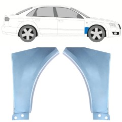 Skærmkant reparationsplade til Audi A4 B7 2004-2007 / Venstre+Højre / Sæt 15171