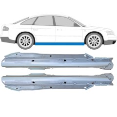 Dørpanel til Audi A6 C5 1997-2004 / Venstre+Højre / Sæt 9119
