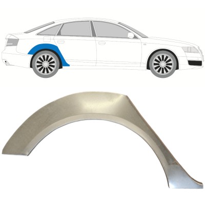 Bagskærm reparationspanel til Audi A6 C6 2004-2010 / Højre 14741