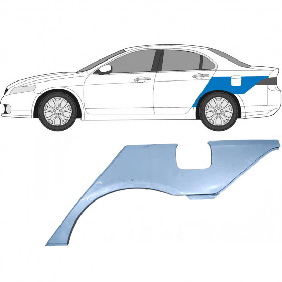 Bagskærm reparationspanel til Honda Accord 2002-2008  / Venstre / SEDAN 5250