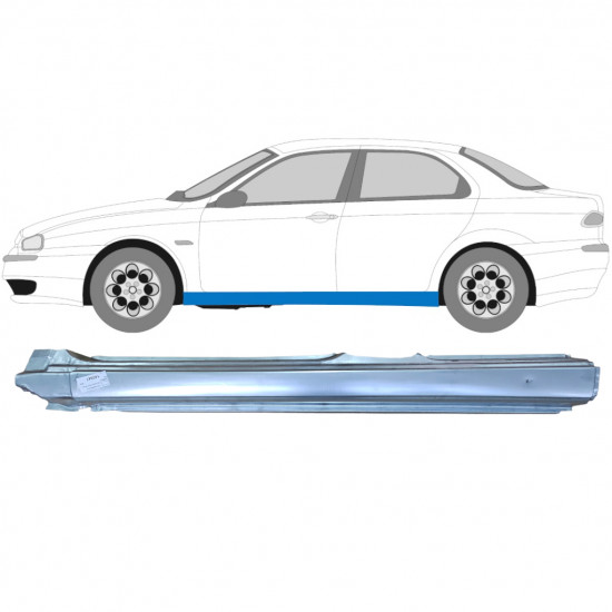 Dørpanel til Alfa Romeo 156 1997-2005 / Venstre 5398