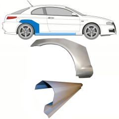 Dørpanel og bagskærm reparationspanel til Alfa Romeo GT 2003-2010 / Højre / Sæt 8701