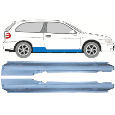 Dørpanel reparationsplade til Nissan Almera 1995-2000 / Venstre+Højre / Sæt 10608