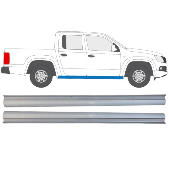 Reparationsplade til nederste del af dørpanel til Volkswagen Amarok 2010-2022 / Venstre+Højre / Sæt 15100 Reparationsplade til nederste del af dørpanel til Volkswagen Amarok 2010-2022 / Venstre+Højre / Sæt 15100