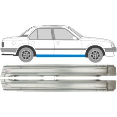 Dørpanel til Opel Ascona C 1981-1998 / Venstre+Højre / Sæt 9488