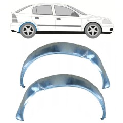 Bag hjulkasse indvendig reparationsplade til Opel Astra G 1998-2009 / Venstre+Højre / Sæt 10633