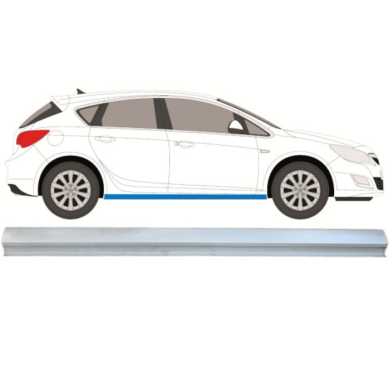 Dørpanel reparationsplade til Opel Astra J 2009-2015 / Venstre = Højre (symmetrisk) 15220