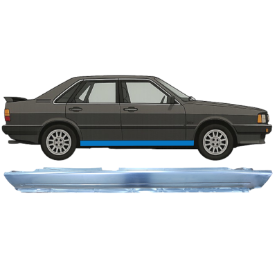 Dørpanel til Audi 80 B2 1978-1986 / Højre 9114