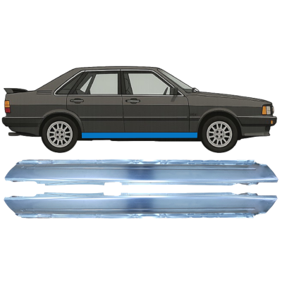 Dørpanel til Audi 80 B2 1978-1986 / Venstre+Højre / Sæt 9116