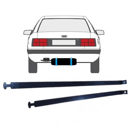 Brændstoftankbeslag til Audi 100 C3 1982-1990 14955
