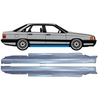 Dørpanel til Audi 100 C3 1982-1990 / Venstre+Højre / Sæt 6418