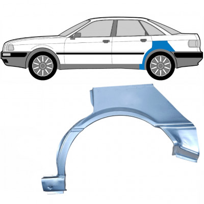 Bagskærm reparationspanel til Audi 80 B3 1986-1991 / Venstre 6425