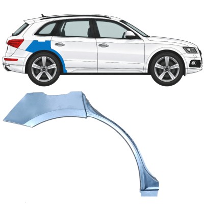 Bagskærm reparationspanel til Audi Q5 2009-2017 / Højre 11400