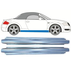 Dørpanel reparationsplade til Audi TT 1998-2006 / Venstre = Højre (symmetrisk) / Sæt 11187