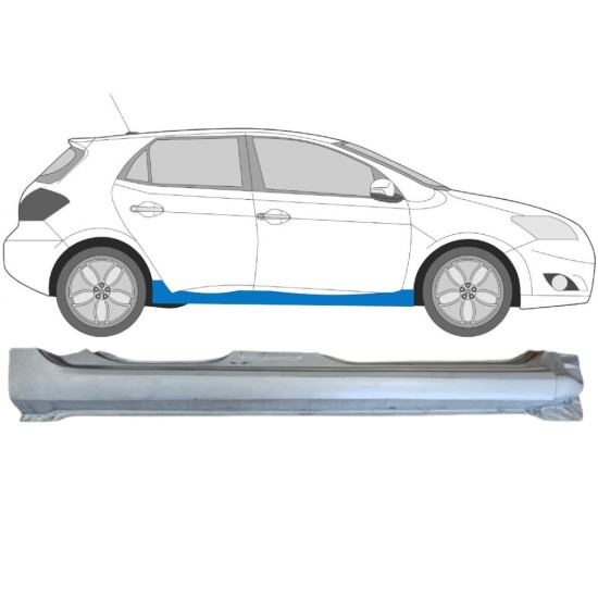 Dørpanel til Toyota Auris 2007-2012 / Højre 15089