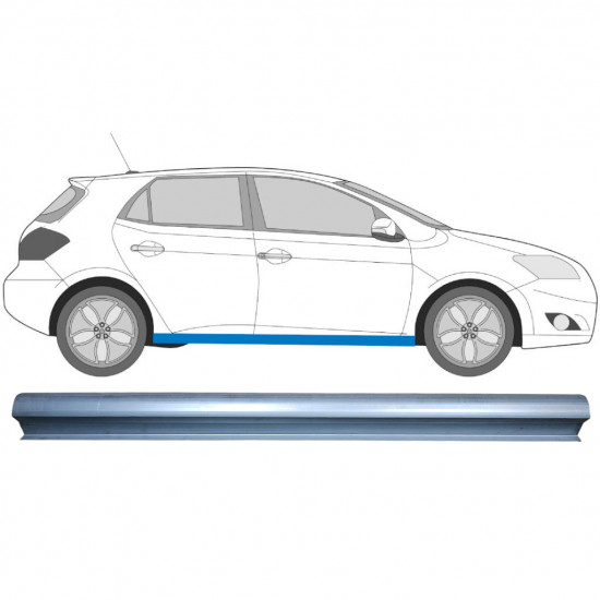 Dørpanel reparationsplade til Toyota Auris 2007-2012 / Venstre = Højre (symmetrisk) 7066