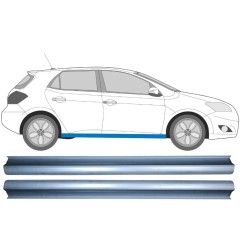 Dørpanel reparationsplade til Toyota Auris 2007-2012 / Venstre+Højre / Sæt 11379