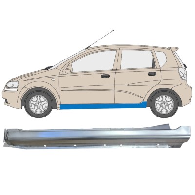 Dørpanel til Chevrolet Aveo 2003-2006 / Venstre / HATCHBACK 14538