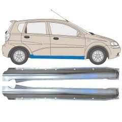 Dørpanel til Chevrolet Aveo 2003-2006 / Venstre+Højre / HATCHBACK / Sæt 14539