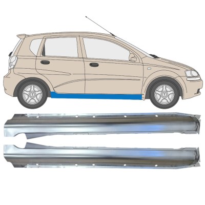 Dørpanel til Chevrolet Aveo 2003-2006 / Venstre+Højre / HATCHBACK / Sæt 14539
