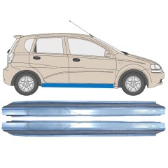 Dørpanel reparationsplade til Chevrolet Aveo 2003-2006 / Venstre+Højre / Sæt 10401