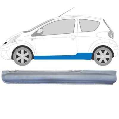 Dørpanel til Toyota Aygo 2005-2012 / Venstre 14559